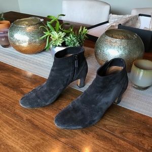 Grey Suede Bootie